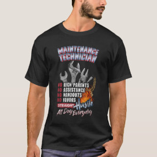 Camiseta Hustle do Hetero técnico de manutenção