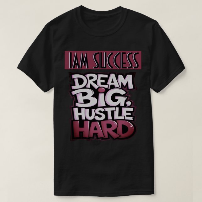 CAMISETA HUSTLE HARD (Frente do Design)