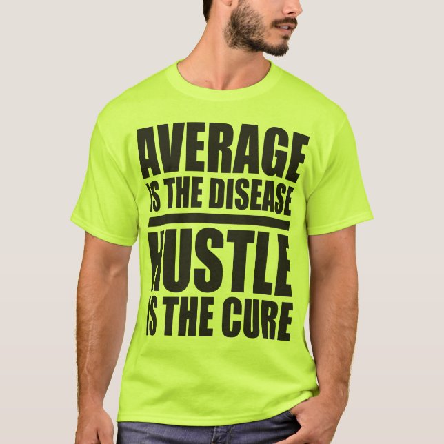 Camiseta Hustle - Motivação do Workout (Frente)