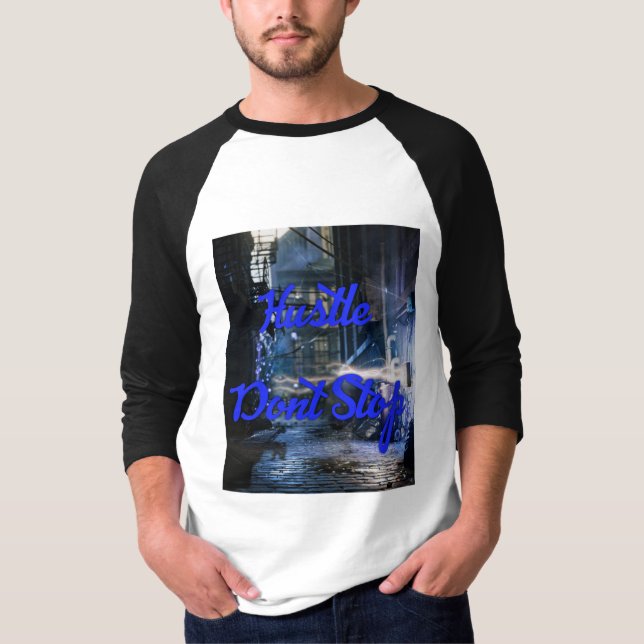 CAMISETA HUSTLE NÃO PARA TEE (Frente)