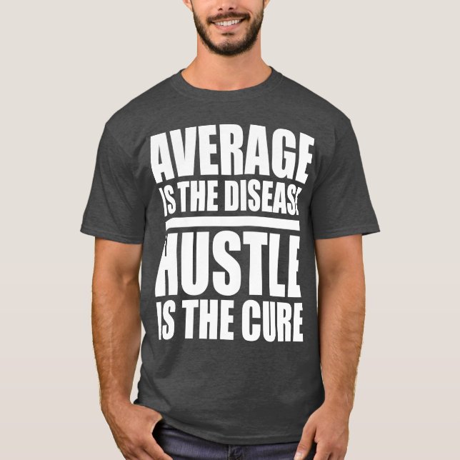 Camiseta Hustle - Palavras Motivacionais (Frente)
