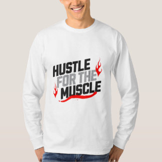 Camiseta Hustle para Motivação Muscular