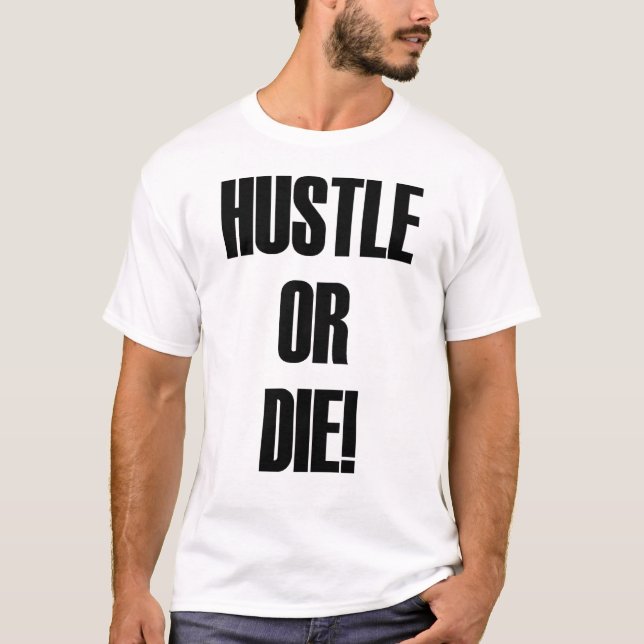 Camiseta hustordie_white (Frente)