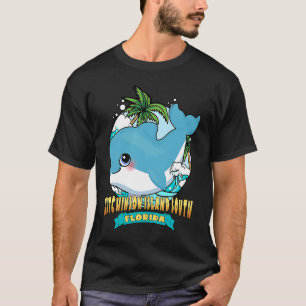 Camiseta HUTCHINSON ISLAND FLORIDA DO SUL Golfinho-bebê