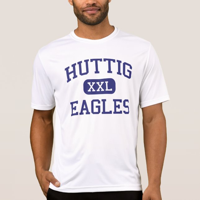 Camiseta Huttig - Eagles - segundo grau - Huttig Arkansas (Frente)