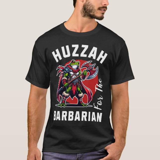 Camiseta Huzzah Barbarian (Frente)
