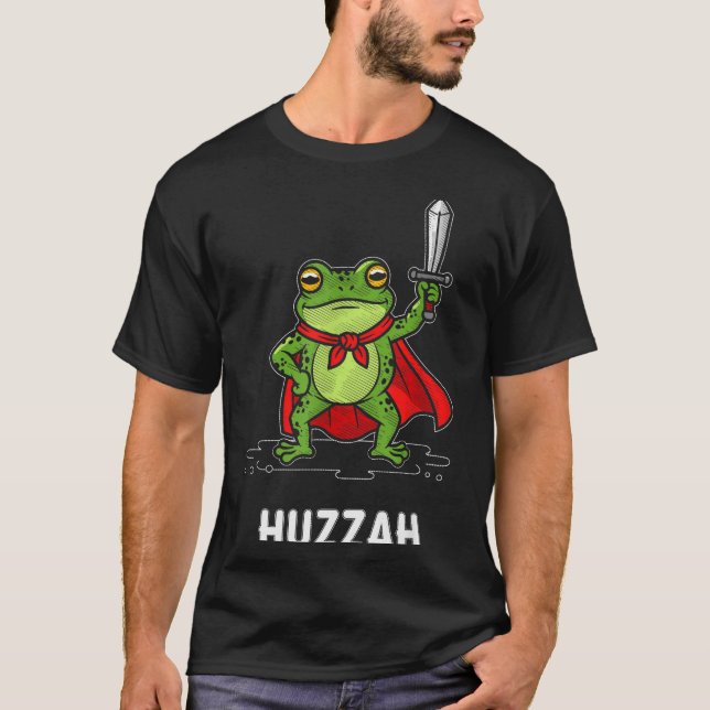 Camiseta Huzzah Frog  (Frente)