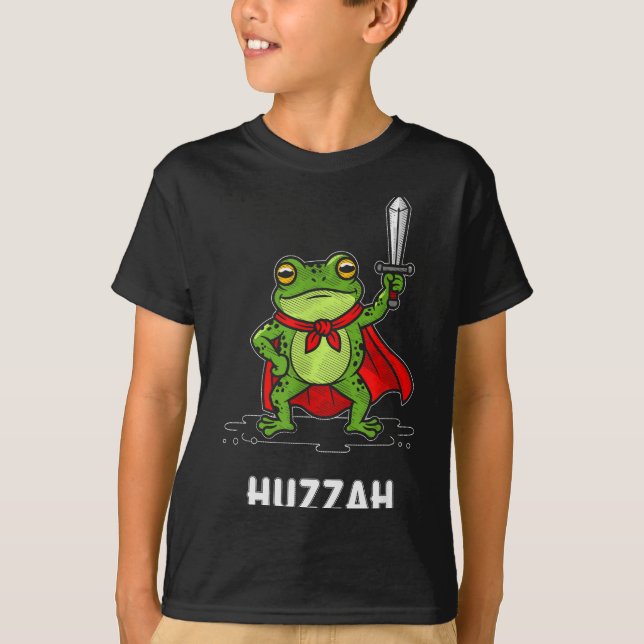 Camiseta Huzzah Frog  (Frente)