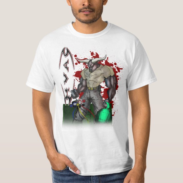 Camiseta HVAC Bull 2006 Splatter (Frente)