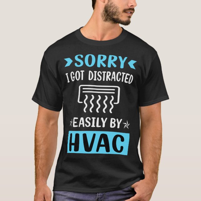 Camiseta HVAC distraído (Frente)