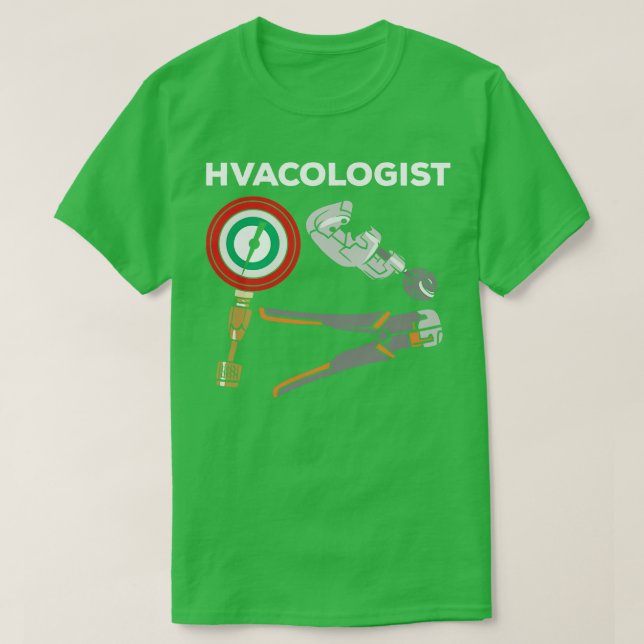 Camiseta Hvac Hvac Technician Hvac Operator Refrigeration (Frente do Design)