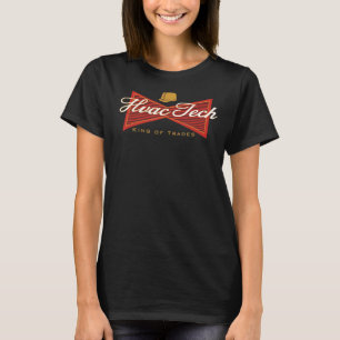 Camiseta Hvac Tech King Of Trades Mens