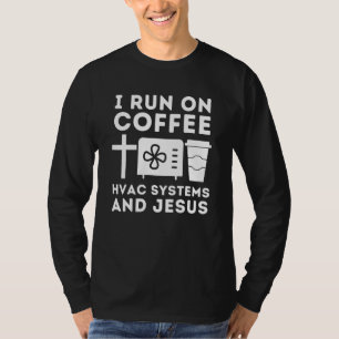Camiseta Hvac Technician Air Conditioner Reparando Café