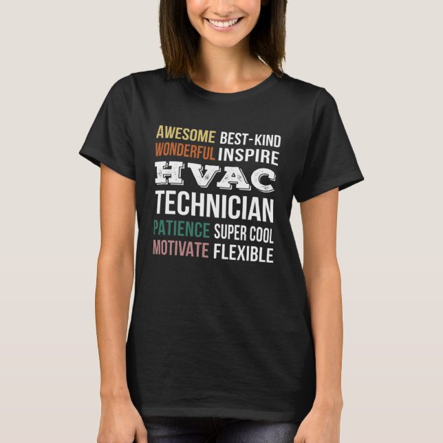 Camiseta HVAC Technician  Appreciation (Frente)