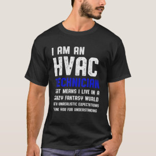Camiseta HVAC Technician Fantasy Funny HVAC Tech