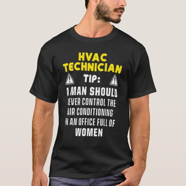 Camiseta Hvac Technician Hvac Tech 1 (Frente)