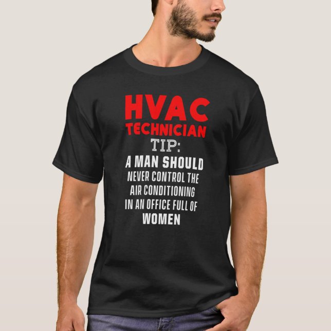 Camiseta Hvac Technician Hvac Tech 12 (Frente)