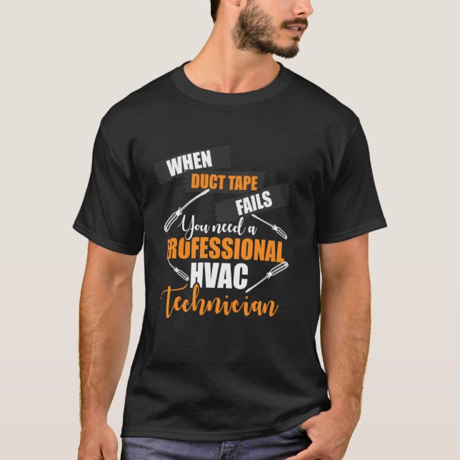 Camiseta Hvac Technician Professional Funny Hvac Tech (Frente)