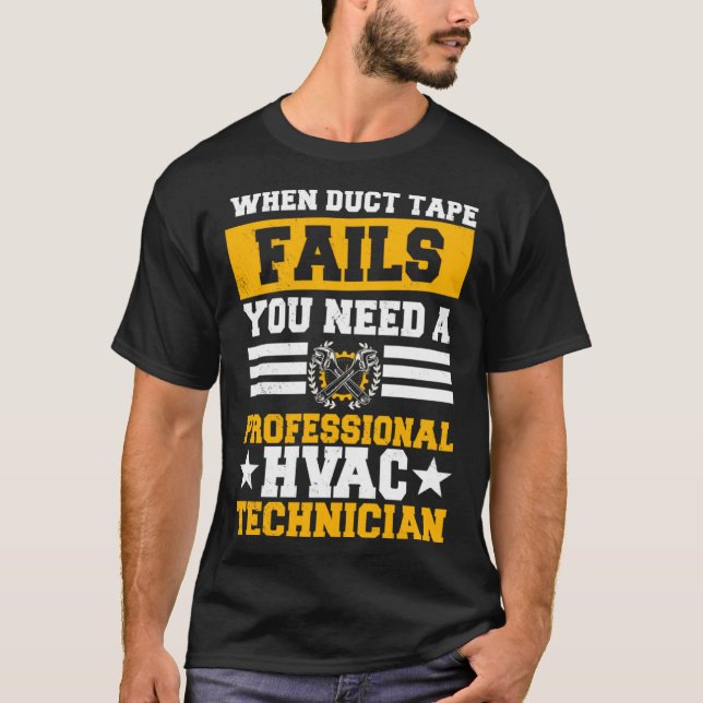 Camiseta HVAC Technician Service HVACR Tech Installer Work  (Frente)