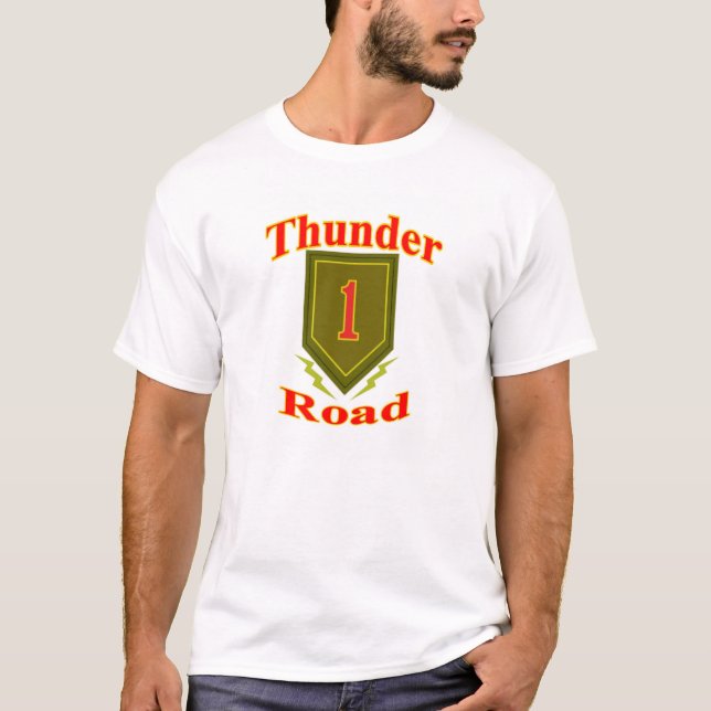 Camiseta Hwy. #13, melhoram - sabido como a estrada do (Frente)