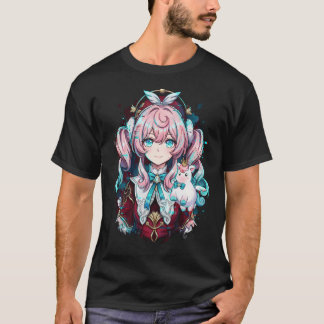 Camiseta Hyacine HSR Médico Hyacinthia Luz do Arco-íris Buf