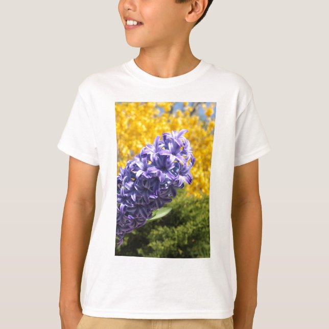 Camiseta Hyacinth e Forsythia (Frente)