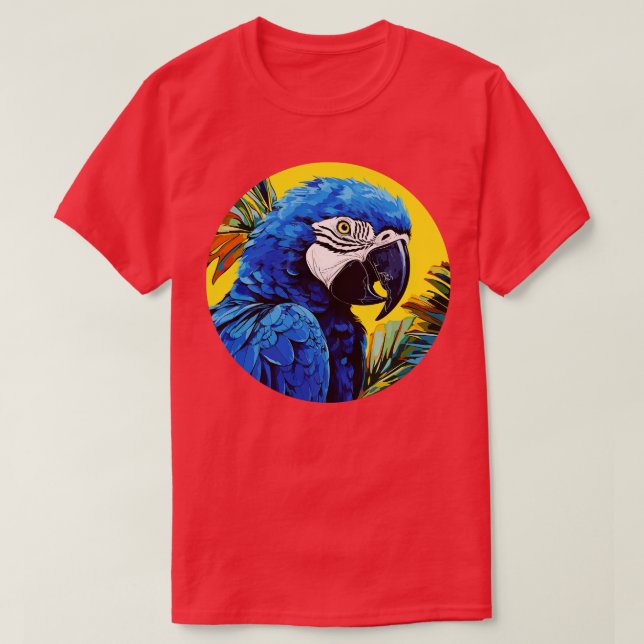 Camiseta Hyacinth Macaw 20 (Frente do Design)