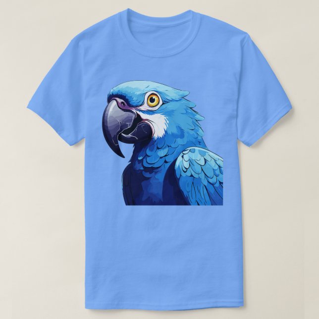 Camiseta Hyacinth Macaw 7 (Frente do Design)