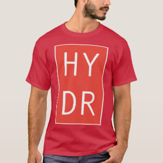 Camiseta HYDR vermelho