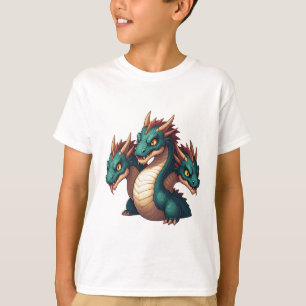 Camiseta Hydra de Três Cabeças