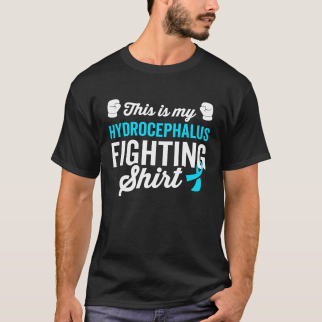 Camiseta Hydrocephalus Warrior Survivor Awareness Get Well  (Frente)