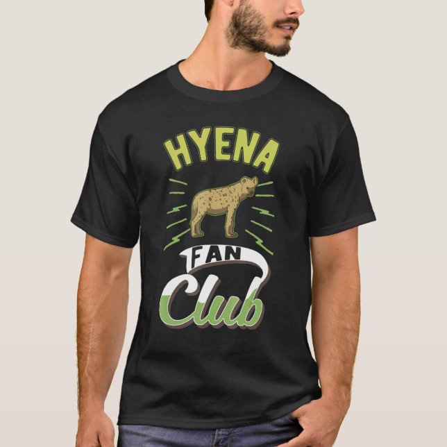Camiseta Hyena Fan Club Aardwolf Hyena (Frente)
