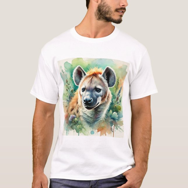 Camiseta Hyena in the Sunlight 160924AREF103 - Watercolor (Frente)