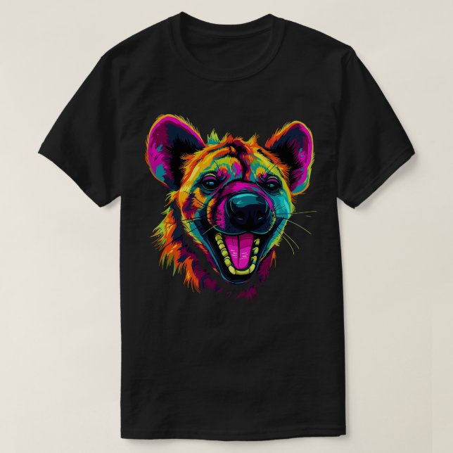 Camiseta Hyena Smiling (Frente do Design)