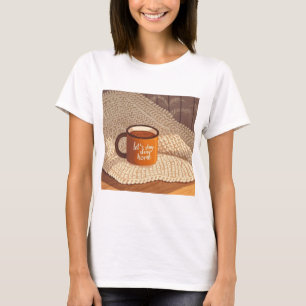 Camiseta Hygge Cozy Night Celebre noites confortáveis