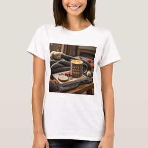 Camiseta Hygge Cozy Night Celebre noites confortáveis
