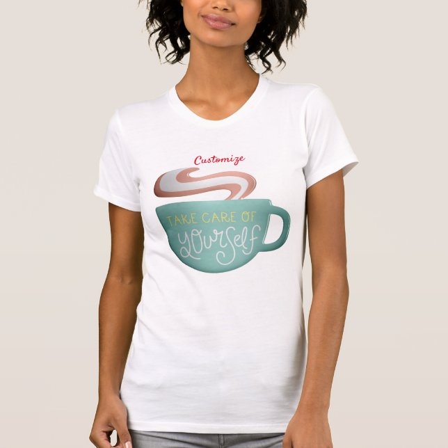 Camiseta Hygge Drink Self-Care Thunder_Cove   (Frente)