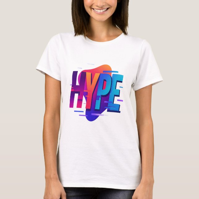 Camiseta HYPE WAVE - Espectro Elétrico (Frente)