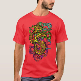 Camiseta Hypnotic Amorphous Phantasmagoric Modern Groovy 