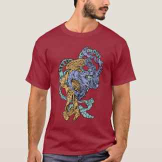 Camiseta Hypnotic Amorphous Phantasmagoric Modern Groovy