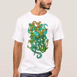 Camiseta Hypnotic Amorphous Phantasmagoric Modern Groovy 