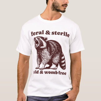 Camiseta Hysterectomia Uterus Feral E Estéril