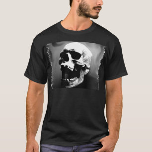 Camiseta Hysteriskull que ri o crânio humano