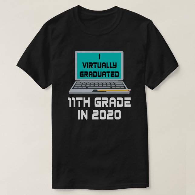 Camiseta I 11 praticamente graduado em 2020 (Frente do Design)
