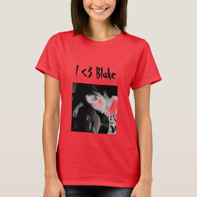 Camiseta I <3 Blake (Frente)