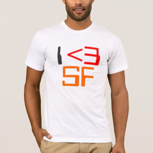Camiseta I <3 [coração] SF