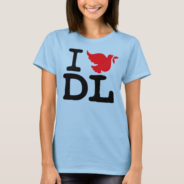 CAMISETA I <3 DL (Frente)