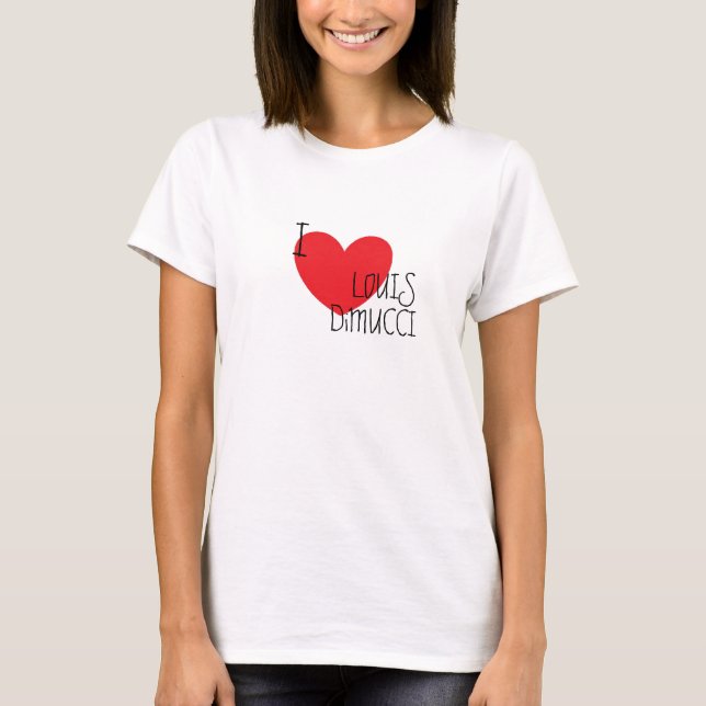Camiseta I <3 Louis DiMucci (Frente)