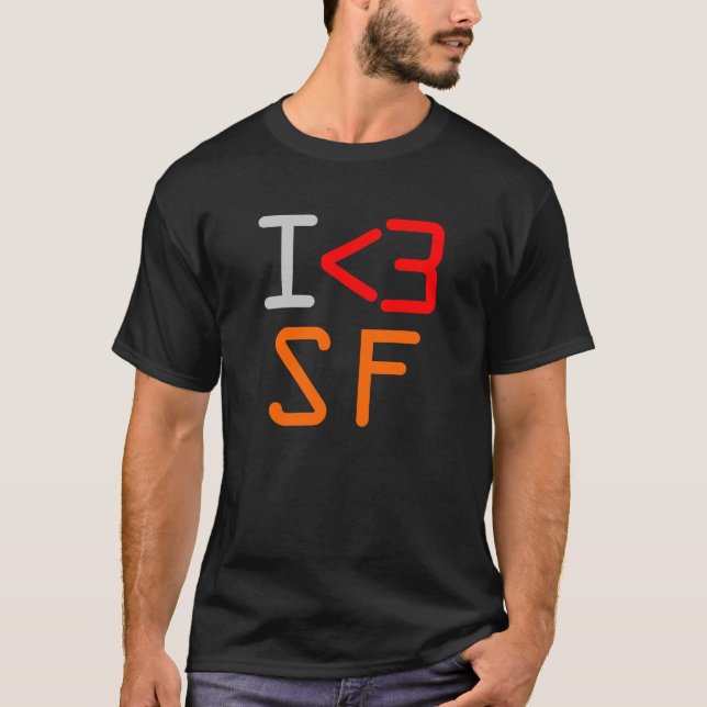 CAMISETA I <3 SF (Frente)