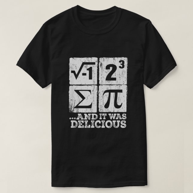Camiseta I 8 Sum Pi Engraçado Eu Comi Um Geek De Nerd De Pi (Frente do Design)